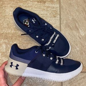 Navy Under Armour Tennis Shoes